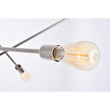Elegant Pendant Light - Polished Nickel, L 55" (LD8013D55PN)