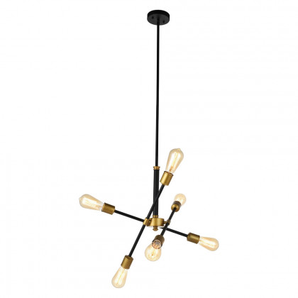 Elegant Pendant Light - Black, L 17.1" (LD8015D18BK)