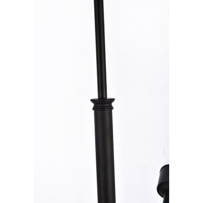Elegant Pendant Light - Black/Gold, L 17.1" (LD8015D18BLA)