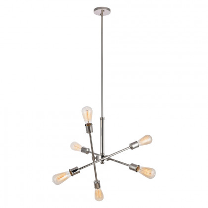 Elegant Pendant Light - Polished Nickel, L 17.1" (LD8016D18PN)
