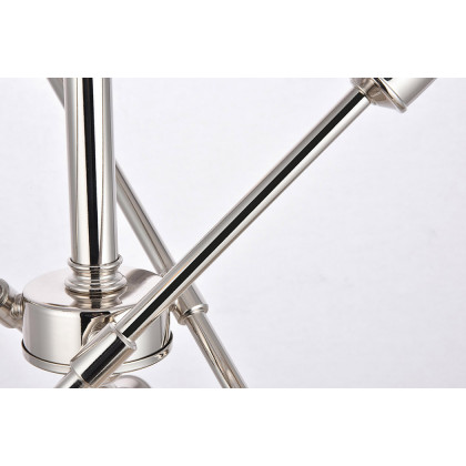 Elegant Pendant Light - Polished Nickel, L 17.1" (LD8016D18PN)