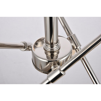 Elegant Pendant Light - Polished Nickel, L 17.1" (LD8016D18PN)