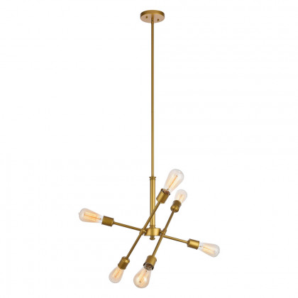 Elegant Pendant Light - Brass, L 17.1" (LD8017D18BR)