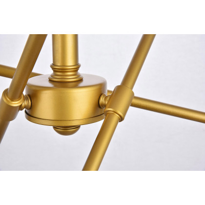 Elegant Pendant Light - Brass, L 17.1" (LD8017D18BR)