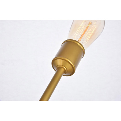 Elegant Pendant Light - Brass, L 17.1" (LD8017D18BR)