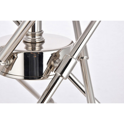 Elegant Pendant Light - Polished Nickel, L 27.2" (LD8018D28PN)