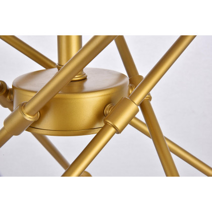 Elegant Pendant Light - Brass, L 27.2" (LD8019D28BR)