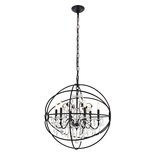 Elegant Pendant Light - Black, L 25.5" (LD8801D25BK)