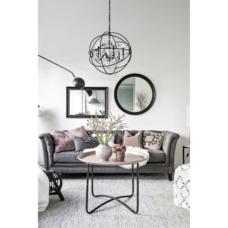 Elegant Pendant Light - Black, L 25.5" (LD8801D25BK)