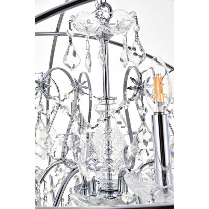 Elegant Pendant Light - Chrome, L 25.5" (LD8801D25C)