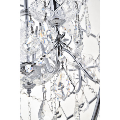 Elegant Pendant Light - Chrome, L 25.5" (LD8801D25C)