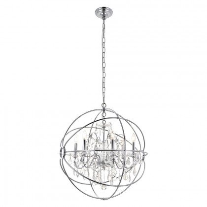 Elegant Pendant Light - Chrome, L 25.5" (LD8801D25C)