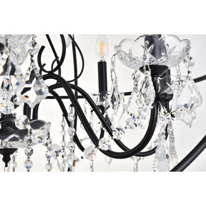 Elegant Pendant Light - Black, L 32" (LD8801D32BK)