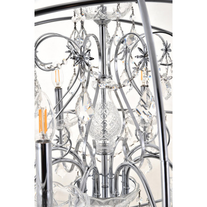 Elegant Pendant Light - Chrome, L 32" (LD8801D32C)