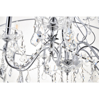 Elegant Pendant Light - Chrome, L 32" (LD8801D32C)