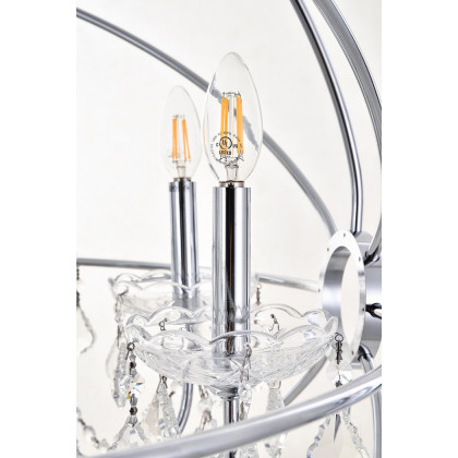 Elegant Pendant Light - Chrome, L 32" (LD8801D32C)