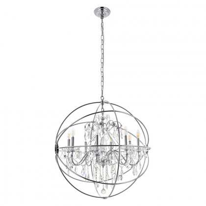 Elegant Pendant Light - Chrome, L 32" (LD8801D32C)