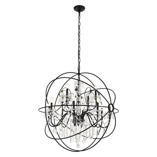 Elegant Pendant Light - Black, L 43.5" (LD8801D43BK)