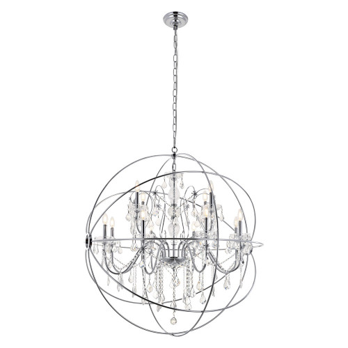 Elegant Pendant Light - Chrome, L 43.5" (LD8801D43C)