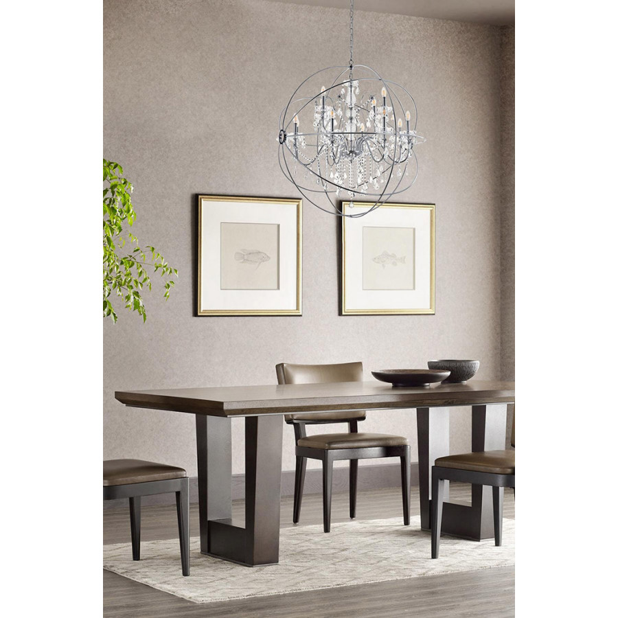 Elegant Pendant Light - Chrome, L 43.5" (LD8801D43C)