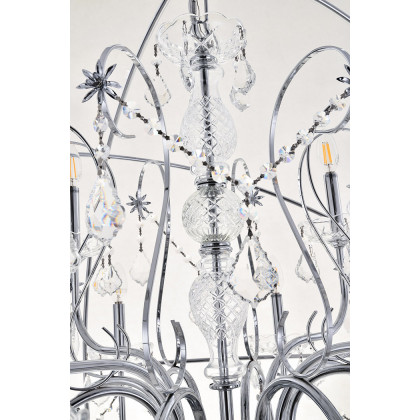 Elegant Pendant Light - Chrome, L 43.5" (LD8801D43C)