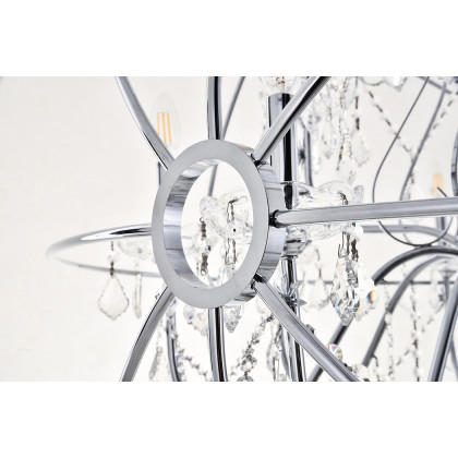 Elegant Pendant Light - Chrome, L 43.5" (LD8801D43C)