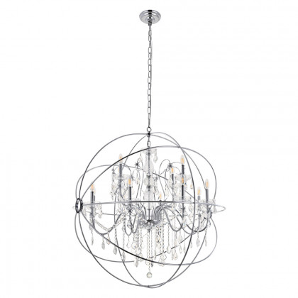 Elegant Pendant Light - Chrome, L 43.5" (LD8801D43C)