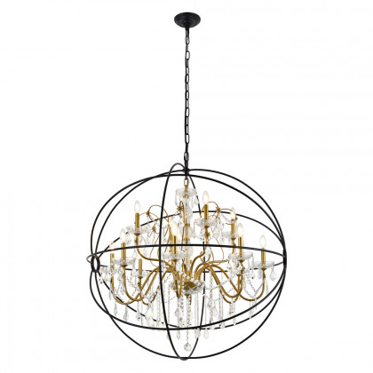 Elegant Pendant Light - Gold/Black, L 43.5" (LD8801D43GB)