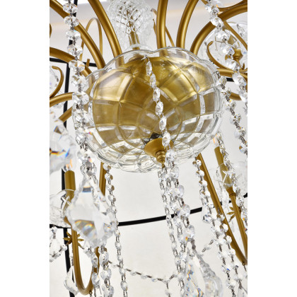 Elegant Pendant Light - Gold/Black, L 43.5" (LD8801D43GB)