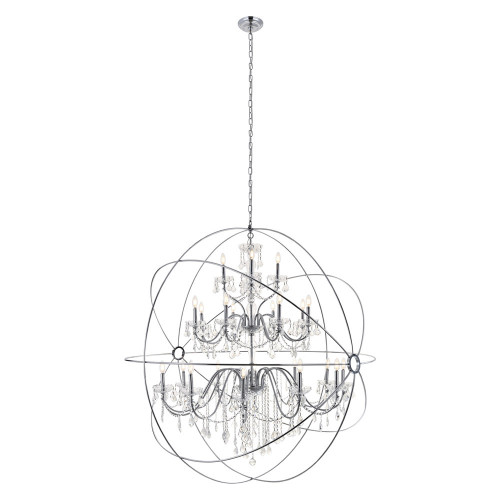 Elegant Pendant Light - Chrome, L 60" (LD8801D60C)