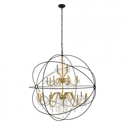 Elegant Pendant Light - Gold/Black, L 60" (LD8801D60GB)