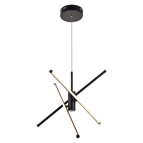 Elegant Pendant Light - Black, L 28.5" (LD9001D29BK)