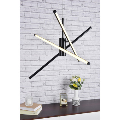 Elegant Pendant Light - Black, L 28.5" (LD9001D29BK)