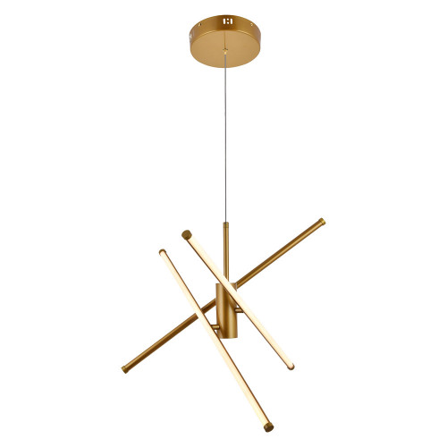 Elegant Pendant Light - Brass, L 28.5" (LD9001D29BR)