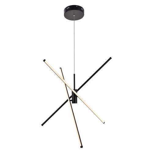 Elegant Pendant Light - Black, L 43.5" (LD9001D42BK)