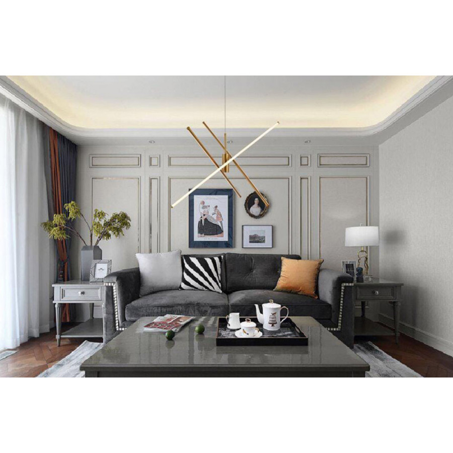 Elegant Pendant Light - Brass, L 43.5" (LD9001D42BR)