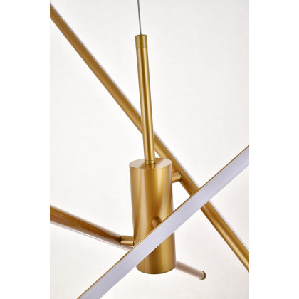 Elegant Pendant Light - Brass, L 43.5" (LD9001D42BR)