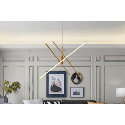 Elegant Pendant Light - Brass, L 43.5" (LD9001D42BR)