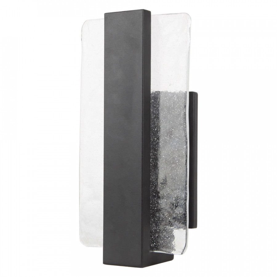 Elegant Orin Led Outdoor Wall Lantern Light - Matte Black, L 6" (LDOD2100)