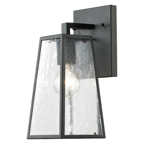 Elegant Outdoor Wall Light - Matte Black, L 5" (LDOD2200)