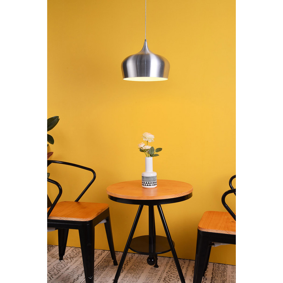 Elegant Nora 9" 1-Light Pendant - Burnished Nickel (LDPD2003BN)