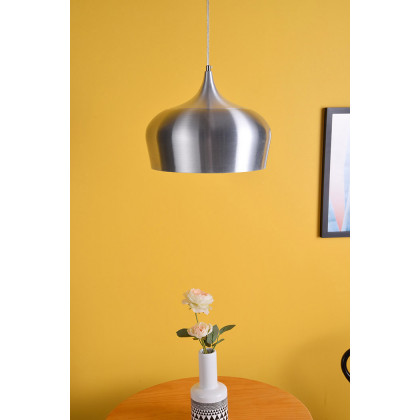 Elegant Nora 9" 1-Light Pendant - Burnished Nickel (LDPD2003BN)