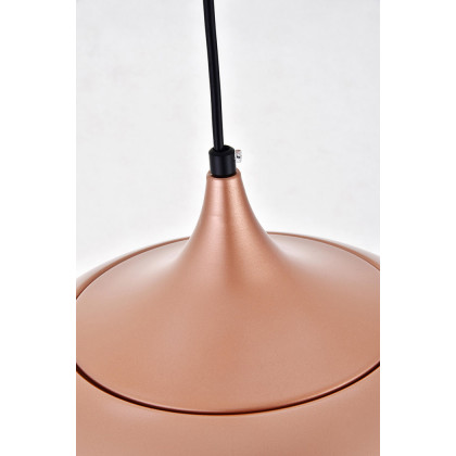 Elegant Nora 9" 1-Light Pendant - Honey Gold (LDPD2003HG)
