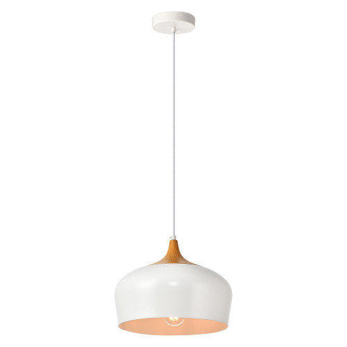 Elegant Pendant Light - White/Wood (LDPD2004)