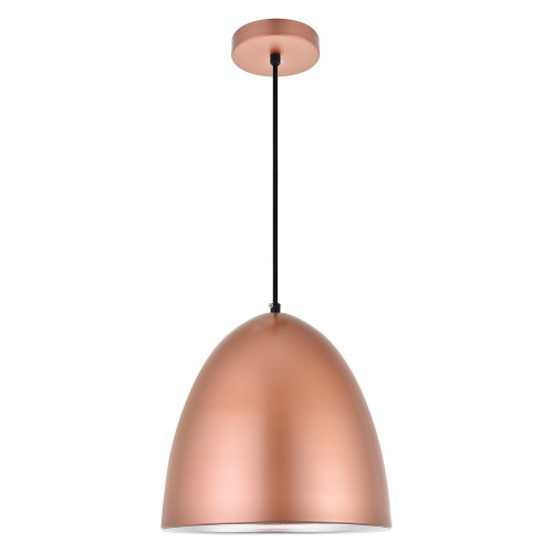 Elegant Pendant Light - Honey Gold, L 11.5" (LDPD2038HG)