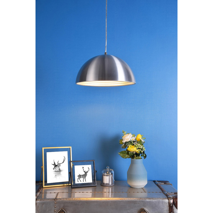 Elegant Circa 1-Light Pendant - Burnished Nickel, L 11.5" (LDPD2040BN)