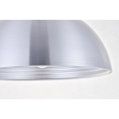 Elegant Circa 1-Light Pendant - Burnished Nickel, L 11.5" (LDPD2040BN)