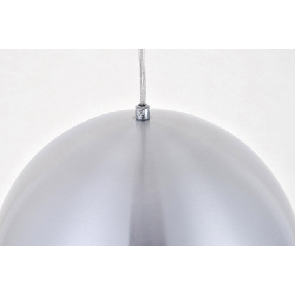 Elegant Circa 1-Light Pendant - Burnished Nickel, L 11.5" (LDPD2040BN)