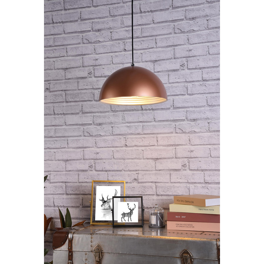 Elegant Circa 1-Light Pendant - Honey Gold, L 11.5" (LDPD2040HG)