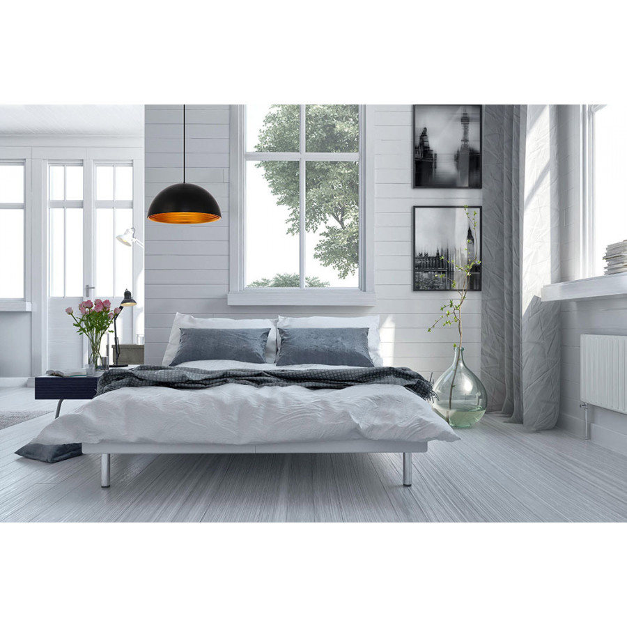 Elegant Circa 1-Light Pendant - Black, L 15.5" (LDPD2042BK)